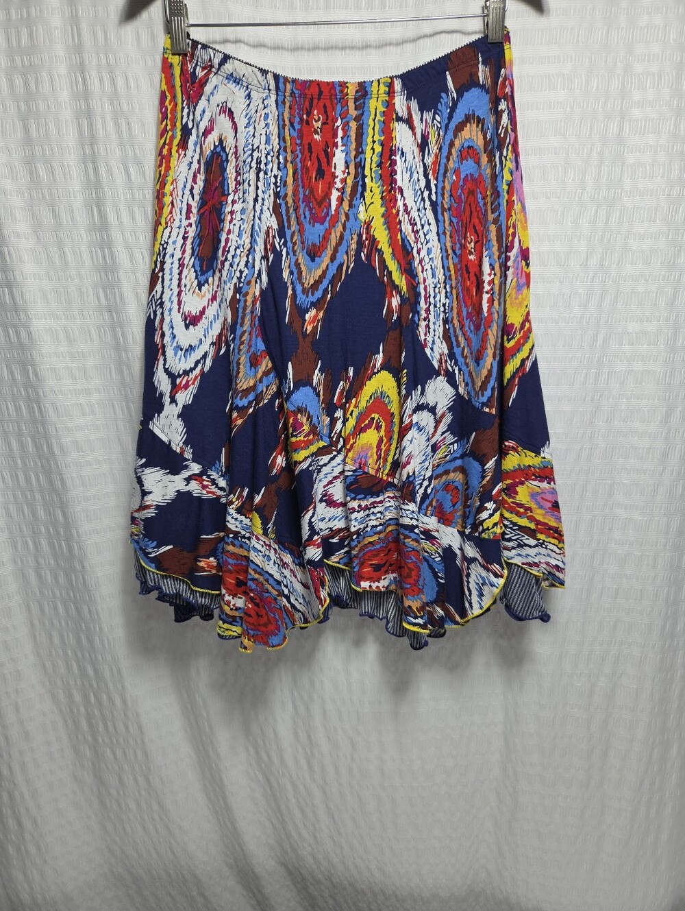 Stiletto Reversible Cotton Knit Skirt. Size M